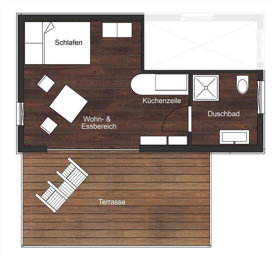 Petit-Chalet Am Hainer See Rotha Bagian luar foto